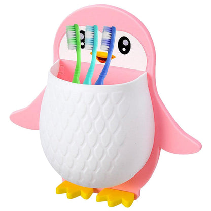 Penguin Storage Box Adhesive Plastic Wall Mount